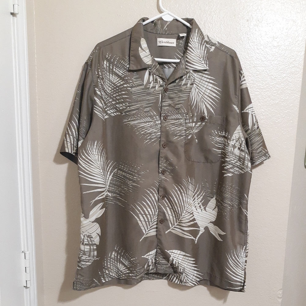 Caribbean Shirt Size XL Hawaiian